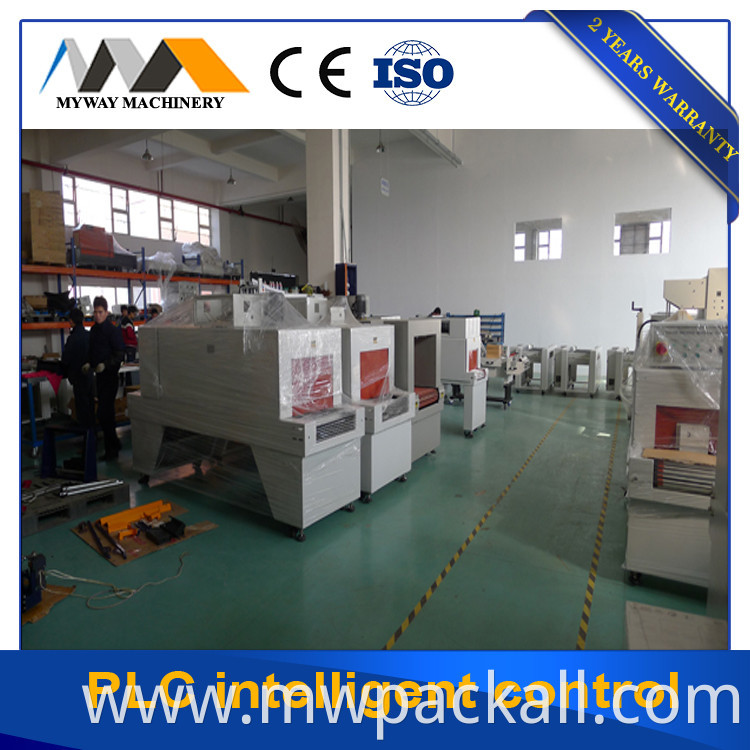 POF Film L Bar Sealer heat shrink tunnel wrapper machine Shrink Wrapping Machine L bar seal shrink packaging machine